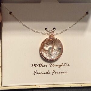 Unwritten Silver and Gold Heart Necklace